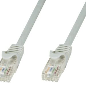 Cavo di Rete Patch in Rame Cat.6 Grigio UTP 15m TECHLY PROFESSIONAL