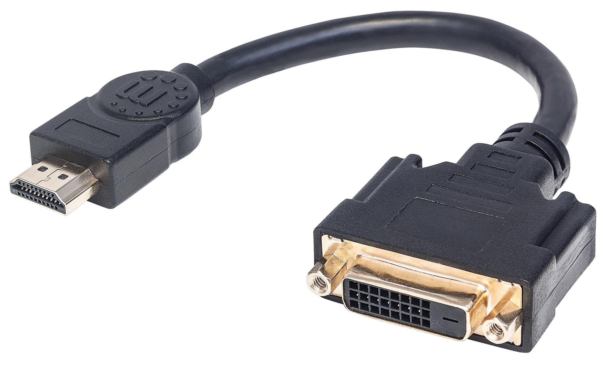 Cavo Adattatore HDMI a DVI-D MANHATTAN