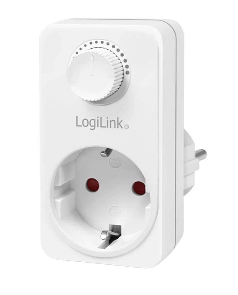 Adattatore Presa con Dimmer 1x CEE 7/3 IP20 LOGILINK