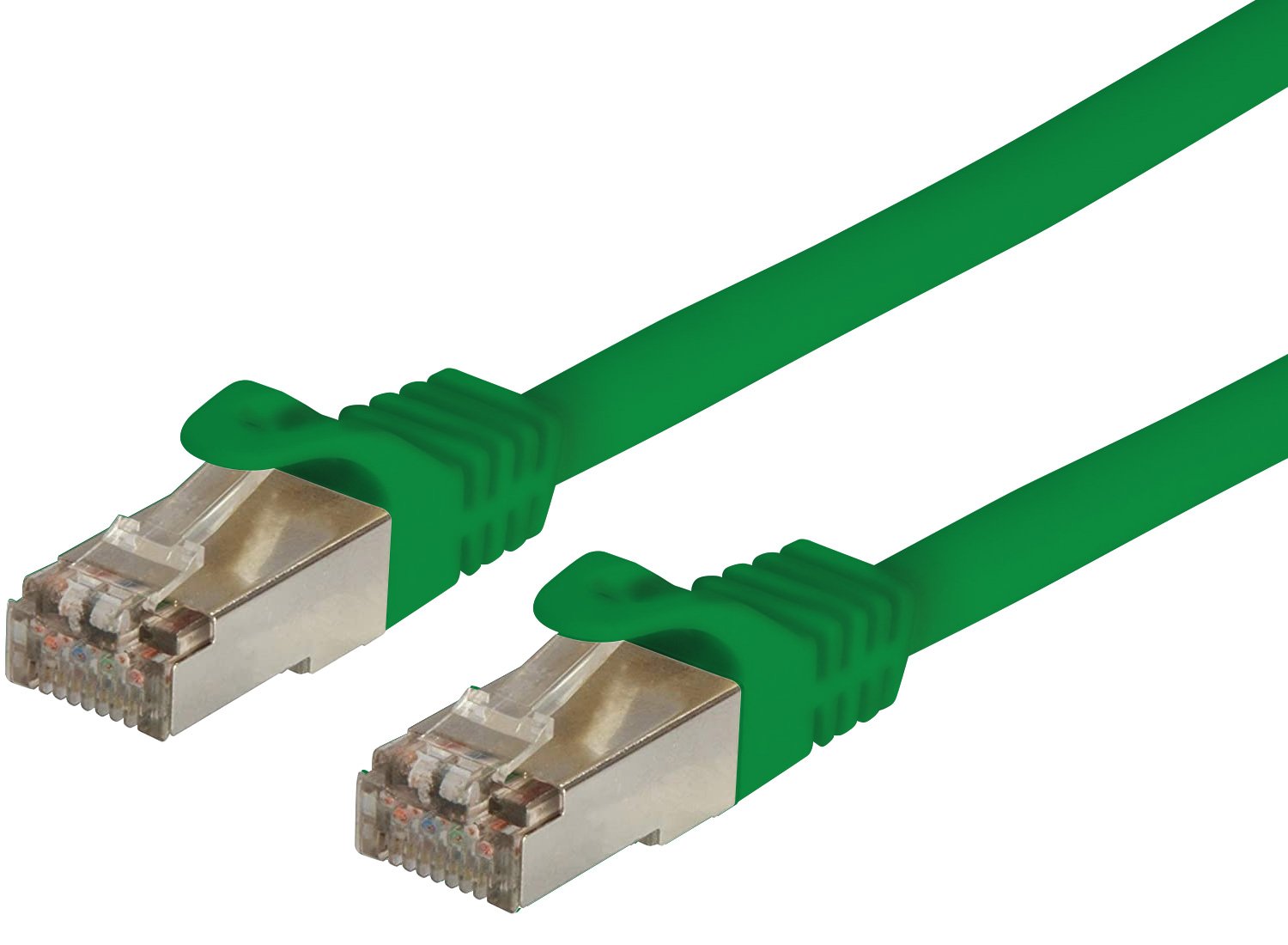 Cavo di Rete Patch in Rame Cat. 6A SFTP LSZH 2 m Verde TECHLY PROFESSIONAL