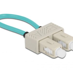 Cavo di Prova Accoppiatore Loopback Fibra Ottica Multimodale OM3 SC DELOCK
