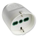 Presa Bipasso Italiana/Schuko 2P+T 16A Smontabile Bianco FME