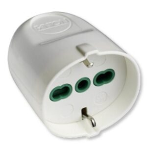 Presa Bipasso Italiana/Schuko 2P+T 16A Smontabile Bianco FME