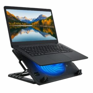Supporto per notebook fino a 17.3'' con sistema di raffreddamento TECHLY