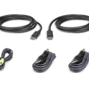 Kit cavo KVM di sicurezza USB DisplayPort a visualizzazione doppia da 3 m, 2L-7D03UDPX5 ATEN