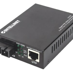 Media Converter Gigabit PoE+ INTELLINET