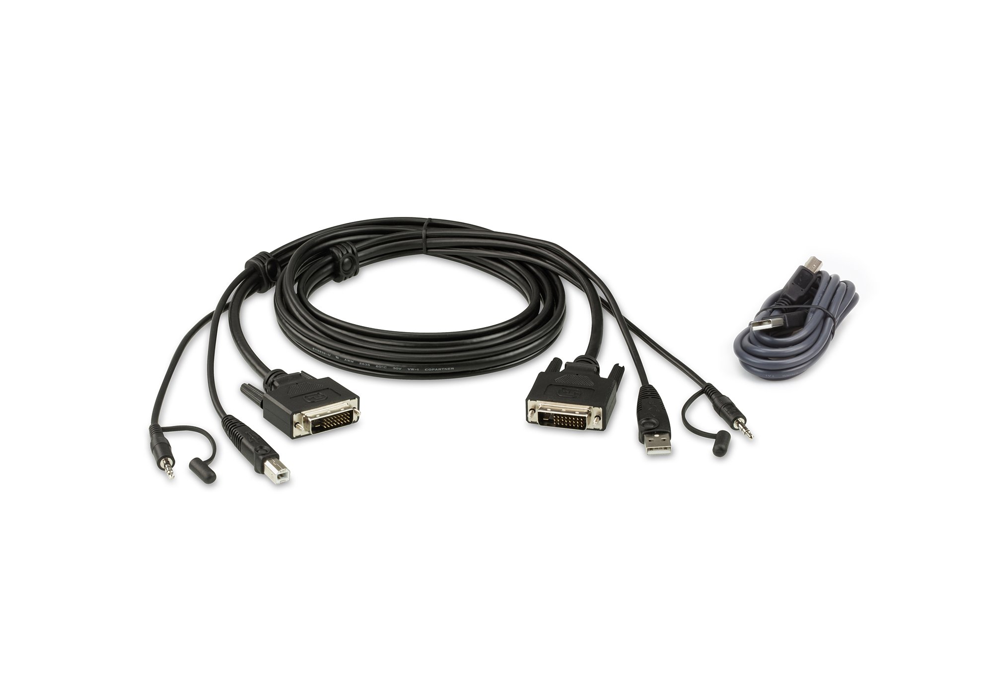 Kit cavo KVM di sicurezza USB DVI-D Dual Link da 1,8m, 2L-7D02UDX2 ATEN