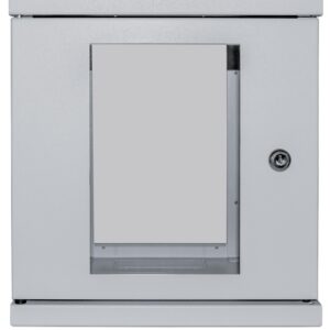 Armadio Rack 10'' a muro 6U Grigio INTELLINET