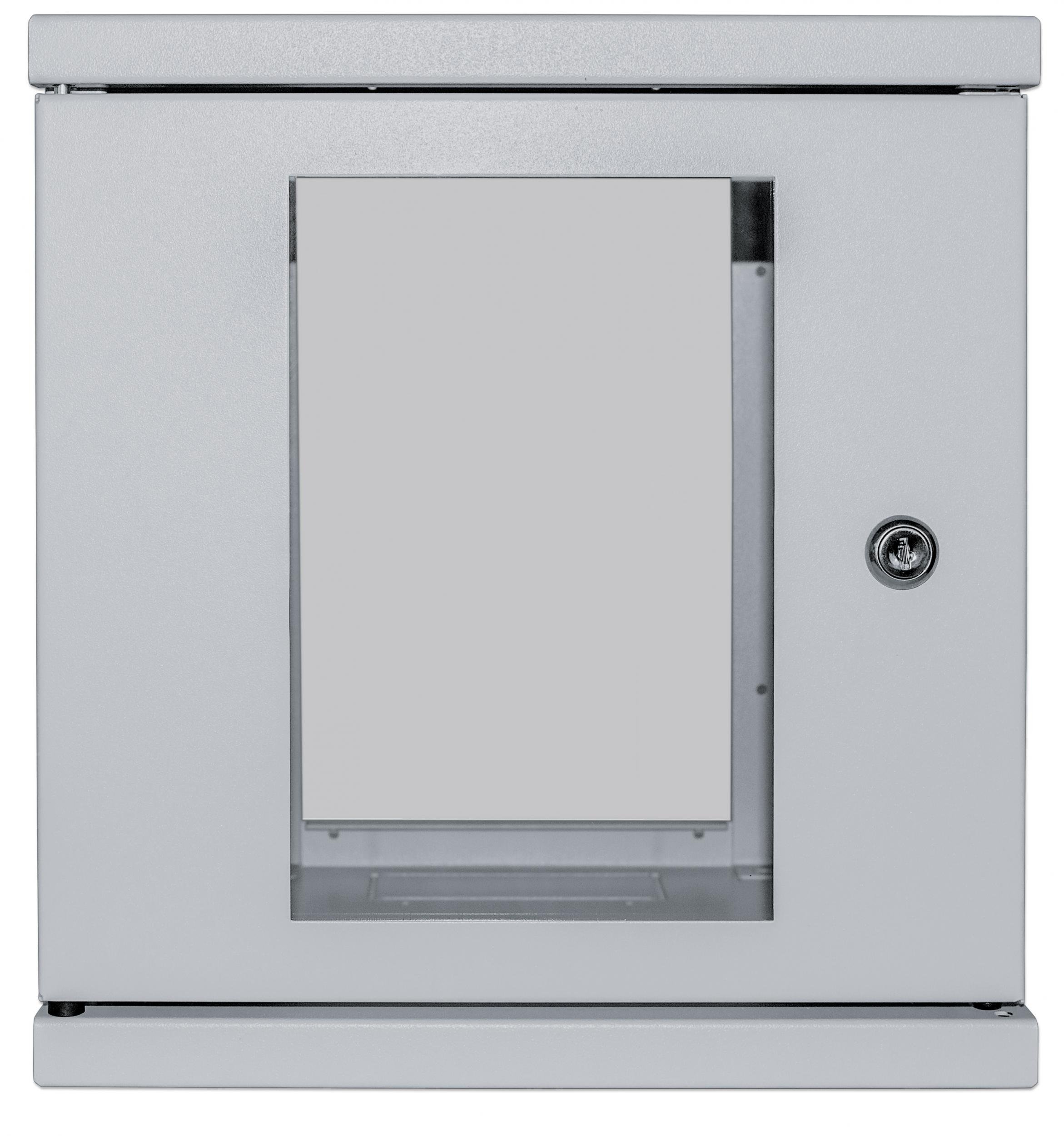 Armadio Rack 10'' a muro 6U Grigio INTELLINET