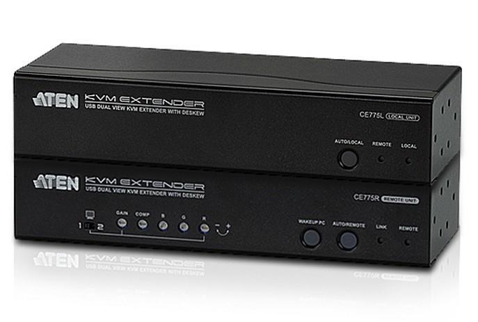 Extender KVM USB VGA Dual View con Deskew 300m CE775 ATEN