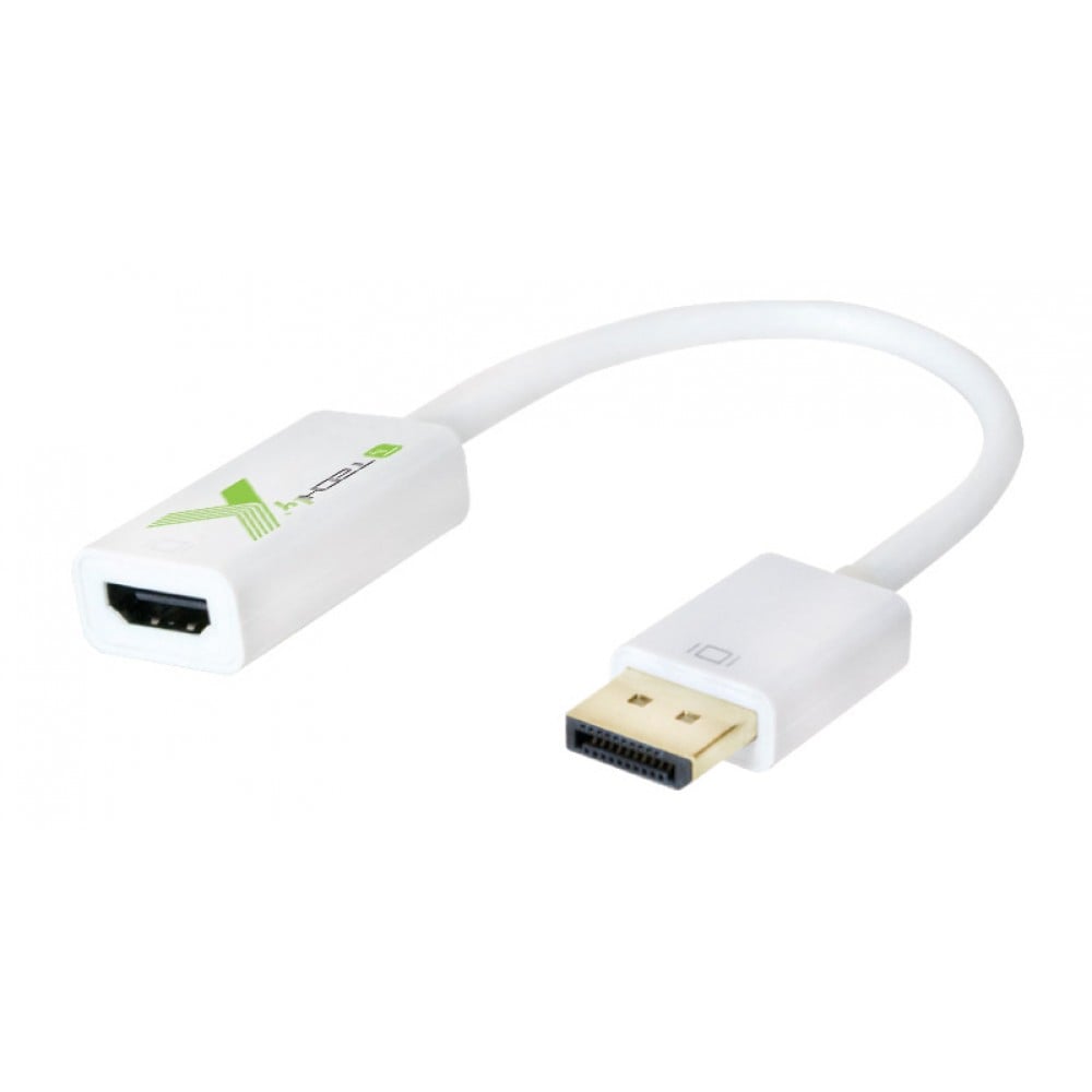 Adattatore Passivo DisplayPort Maschio a HDMI Femmina Full HD TECHLY
