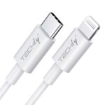 Cavo di Ricarica e Sincronizzazione USB-C&trade; compatibile con Lightning&reg; 1m Bianco TECHLY