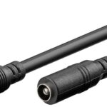 Cavo Prolunga di Alimentazione DC 2.5 mm 3m Nero GOOBAY