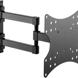 Supporto a Muro per TV LED LCD 23-42'' Inclinabile 3 Snodi Nero TECHLY