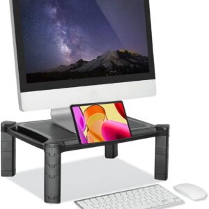 Supporto da Scrivania Monitor Notebook Laptop con Altezza Regolabile TECHLY
