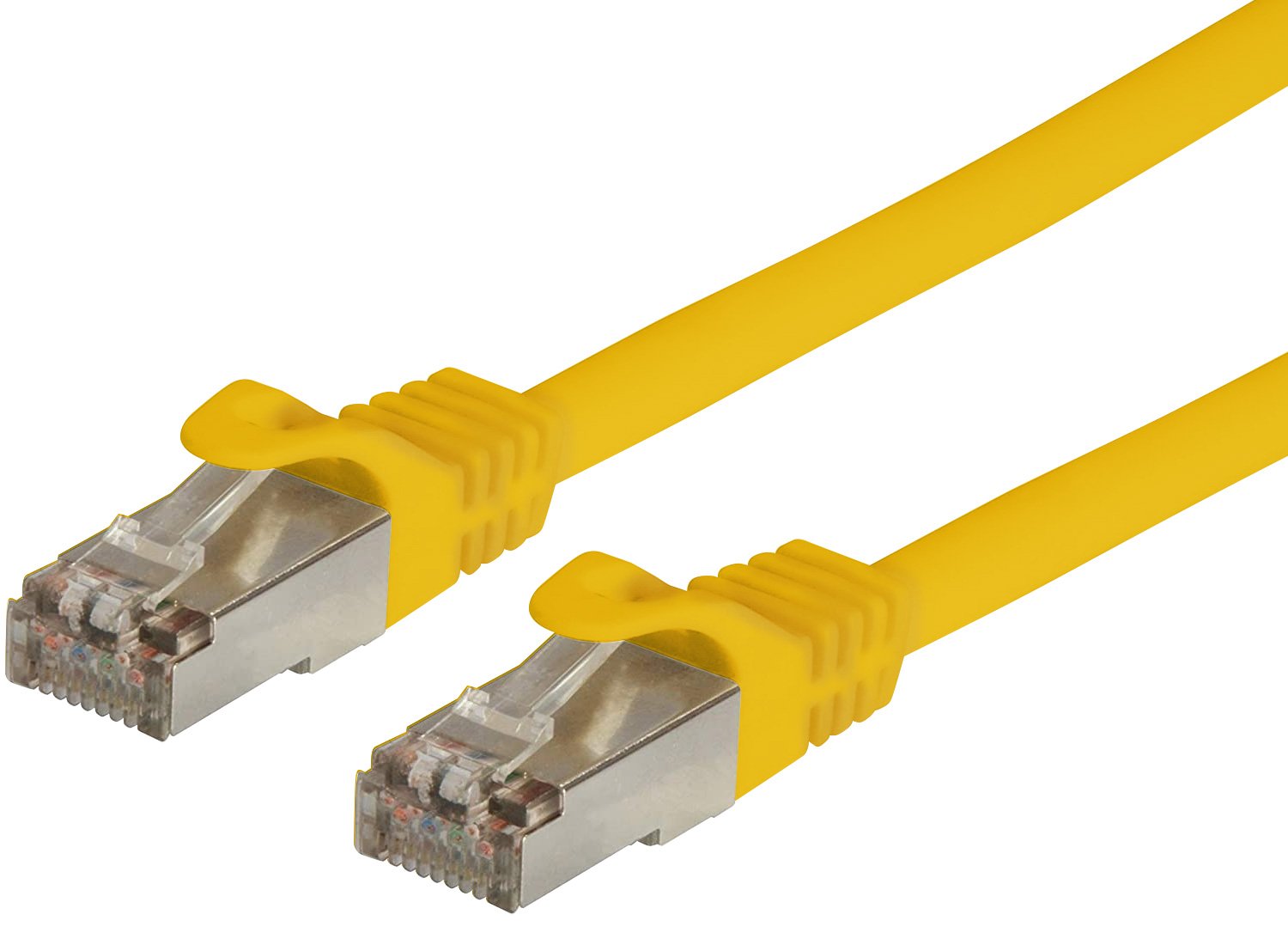 Cavo di Rete Patch in Rame Cat. 6A SFTP LSZH 1 m Giallo TECHLY PROFESSIONAL