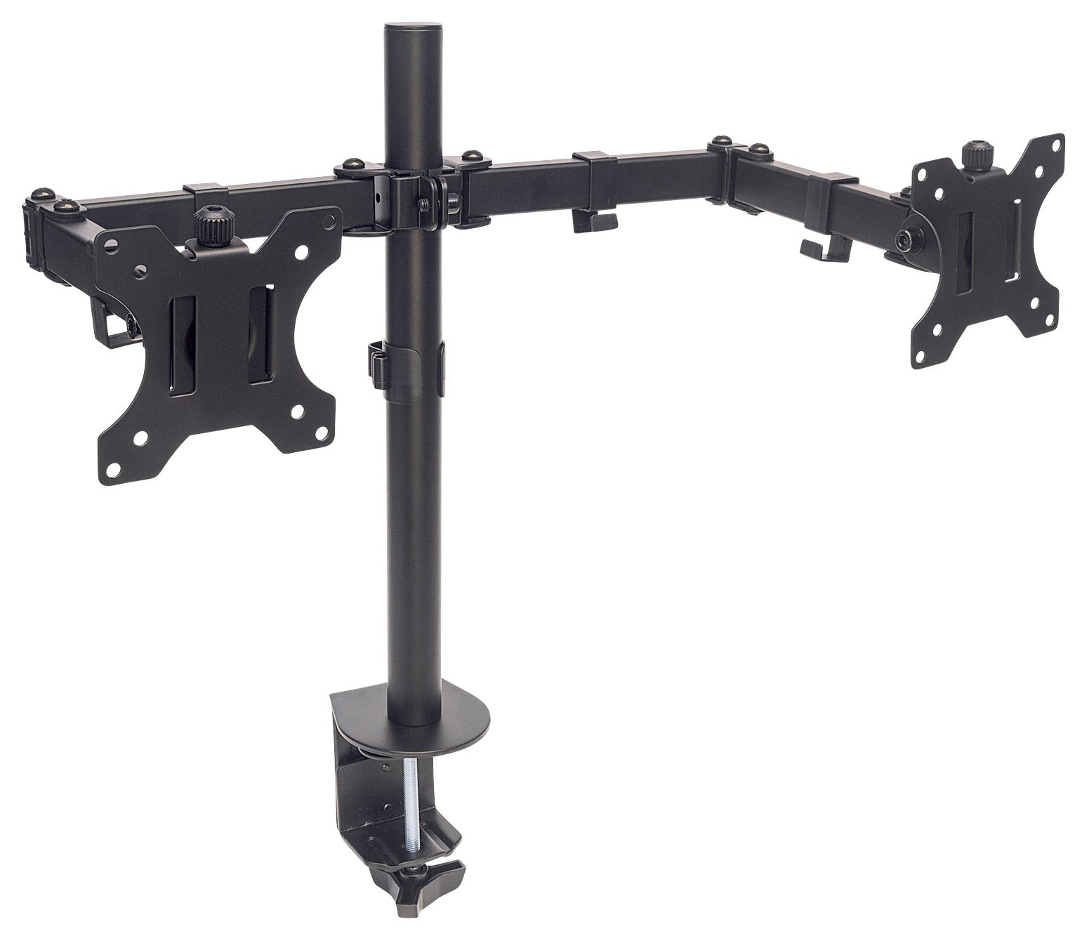 Supporto da Scrivania per 2 Monitor 13-32'' con Morsetto MANHATTAN