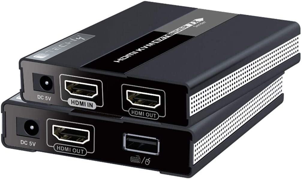 HDMI KVM Extender su Cavo di Rete fino a 60 metri TECHLY