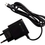 Caricabatterie Alimentatore Micro USB 5V 2.1A per Smartphone Tablet Nero TECHLY
