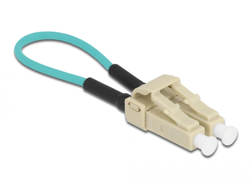 Cavo di Prova Accoppiatore Loopback Fibra Ottica Multimodale OM3 LC DELOCK