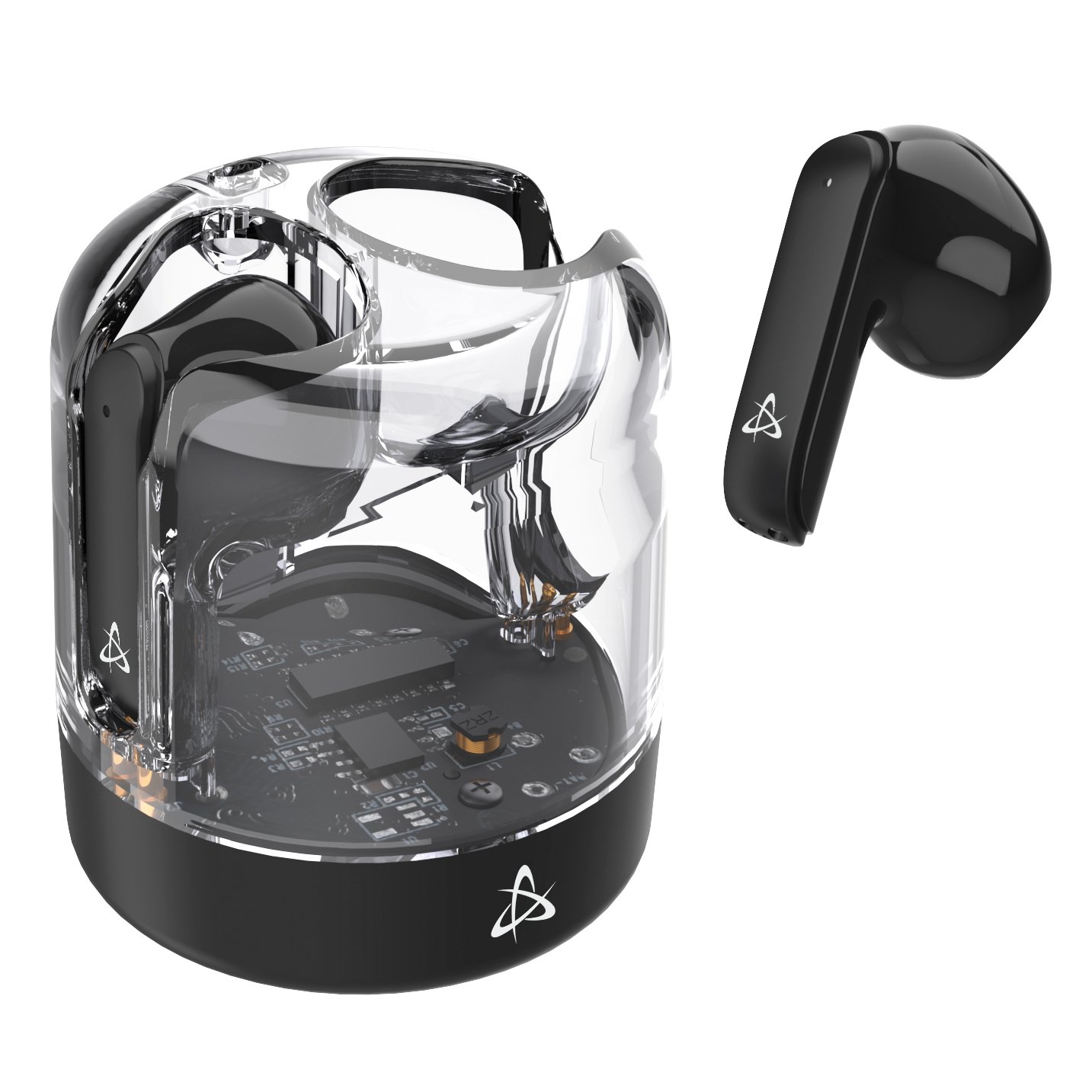 Cuffie Auricolari con Microfono Bluetooth EB-TWS12 Nero SBOX