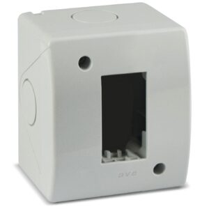 Contenitore Autoportante IP40 S44 per Minicanali 1 Modulo Bianco AVE