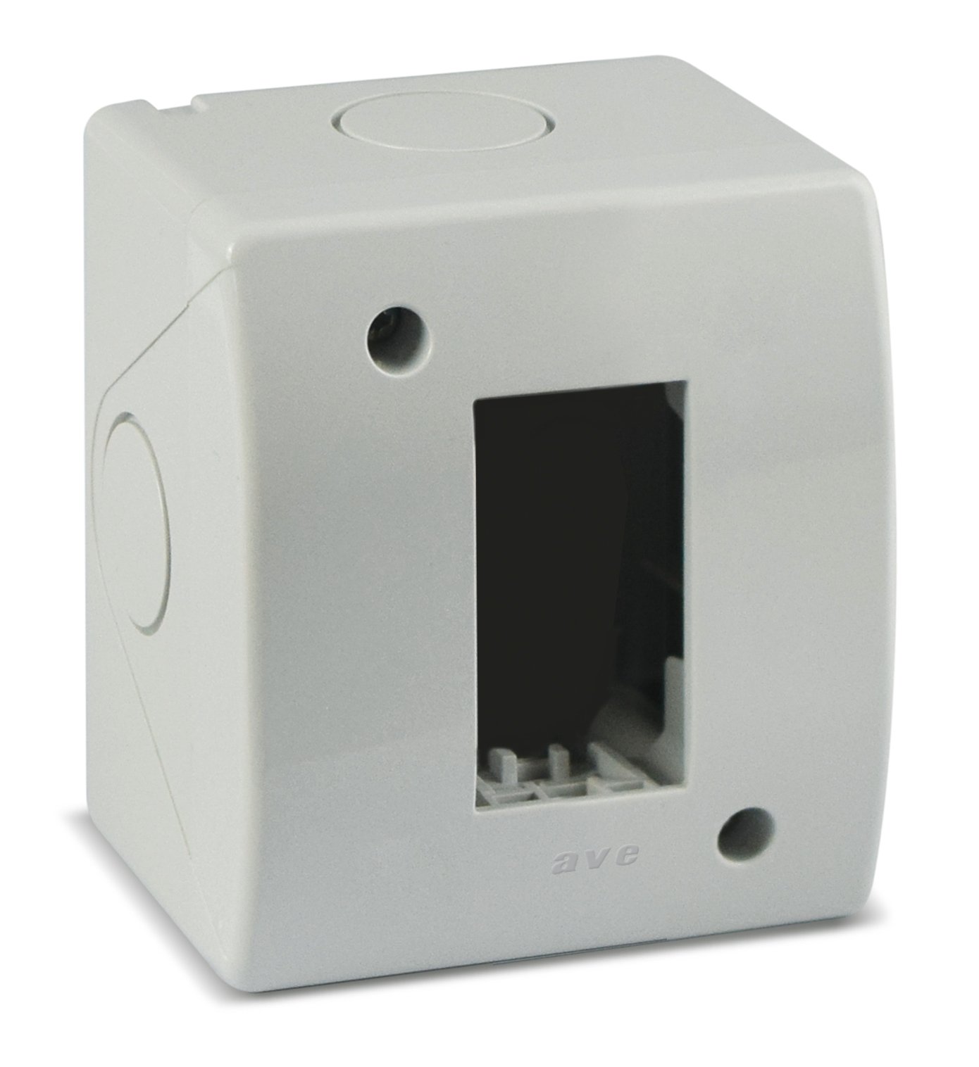 Contenitore Autoportante IP40 S44 per Minicanali 1 Modulo Bianco AVE