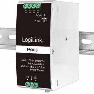 Alimentatore su Guida DIN 48V 5A 240W LOGILINK