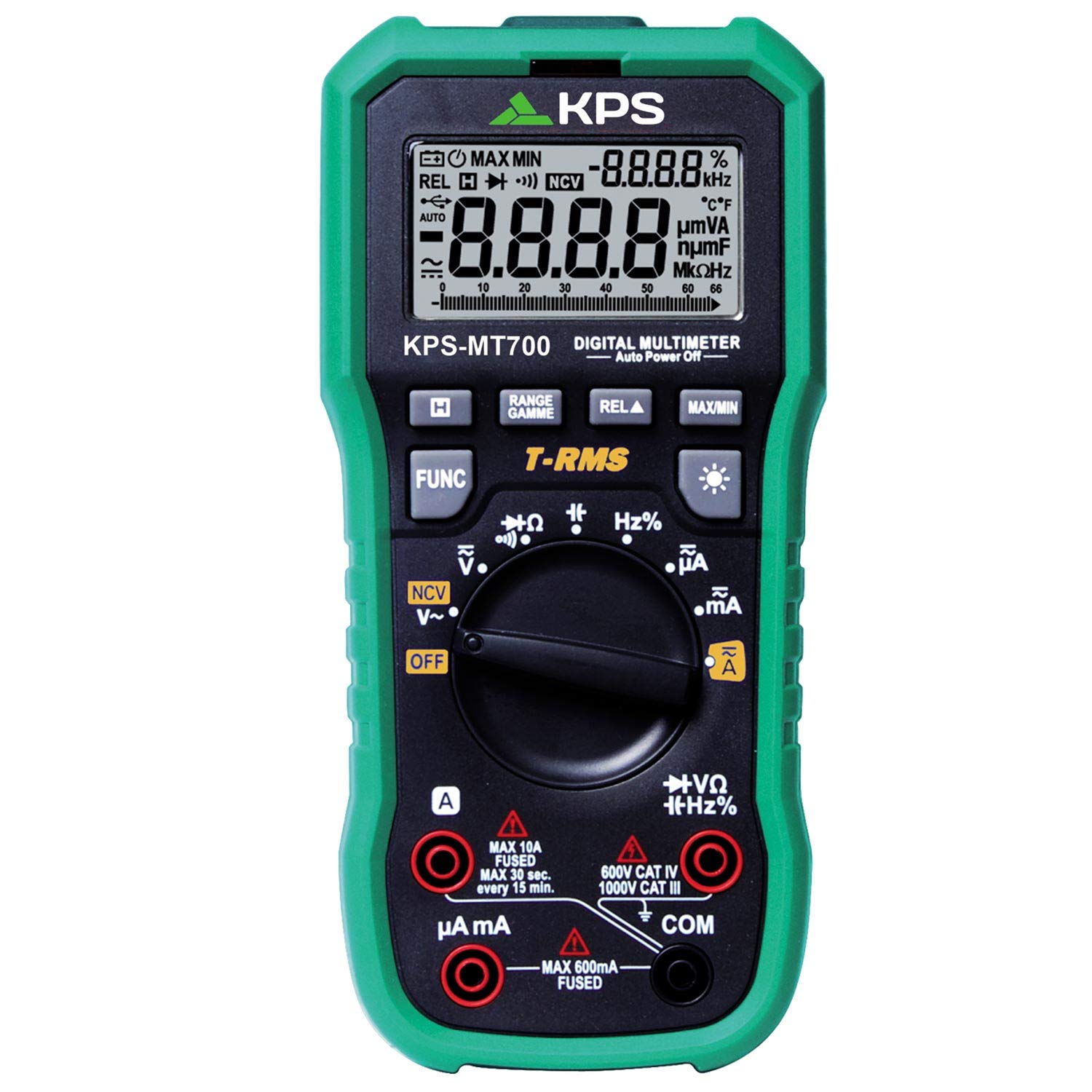 Multimetro Digitale TRMS con Connessione USB 6000 Counts, KPS-MT700 KPS