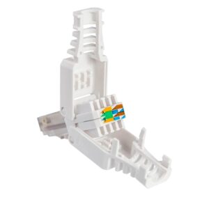 Plug Cat.6A RJ45 UTP Toolless con Copriconnettore TECHLY PROFESSIONAL