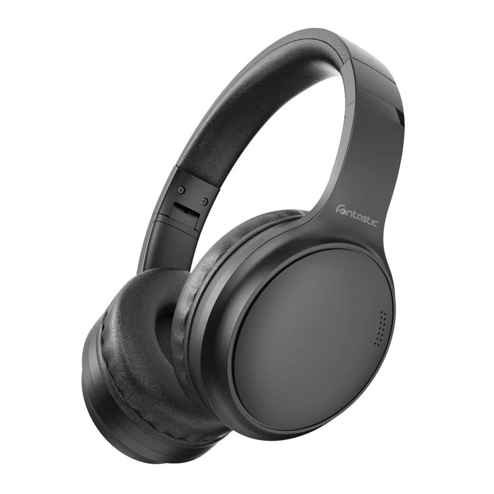 Cuffie Stereo Wireless Pieghevole con Microfono Tonic Nero FONTASTIC
