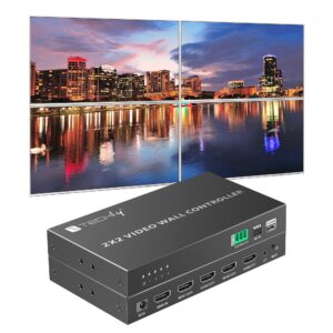 Controller per Video Wall 2x2 HDMI 4 Canali TECHLY