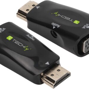 Mini Adattatore da HDMI a VGA con Audio TECHLY