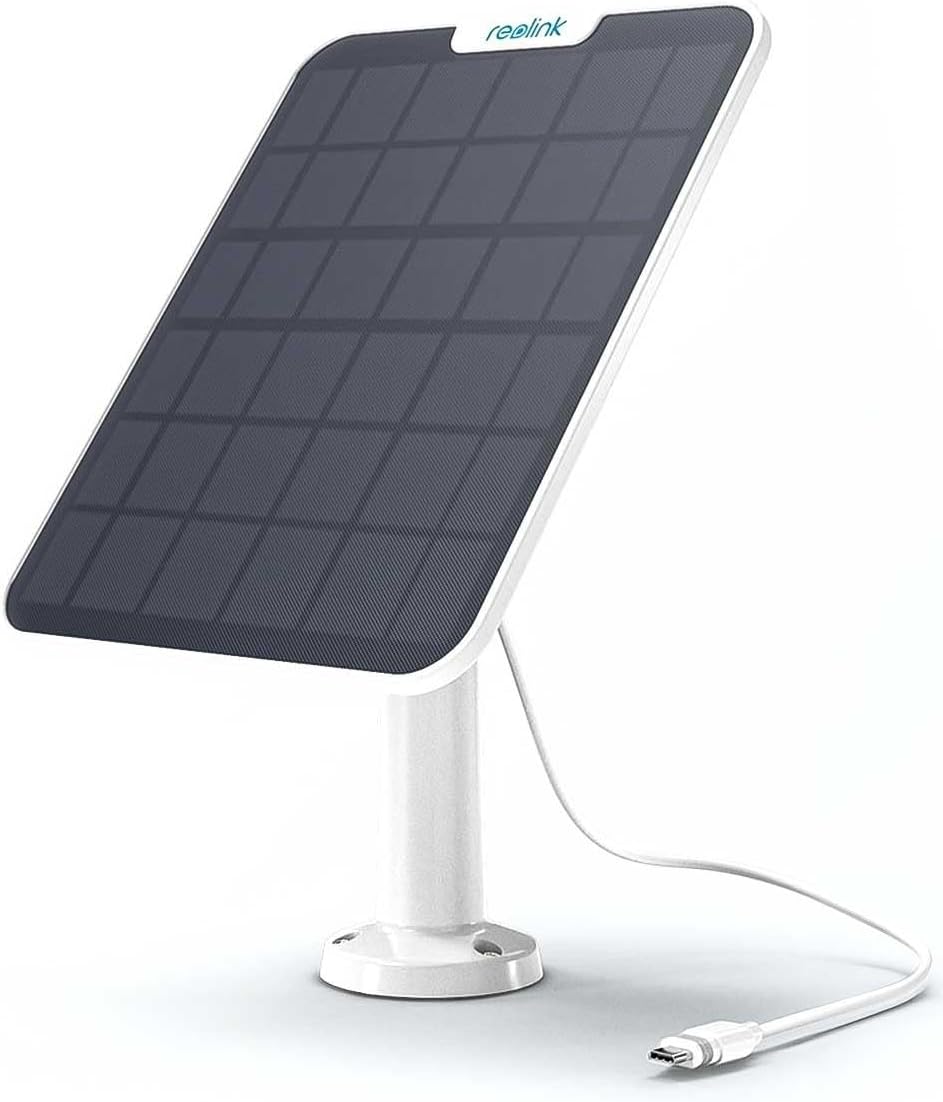 Pannello Solare 6W USB-C™ per Telecamera a Batteria da Esterno, SP2-W REOLINK