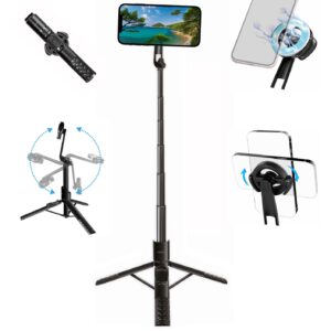 Treppiede Magnetico Estensibile con Telecomando Wireless Selfie Stick per Smartphone LOGILINK