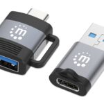Set 2 Adattatori USB-C&trade; a USB-A & USB-A a USB-C&trade; MANHATTAN