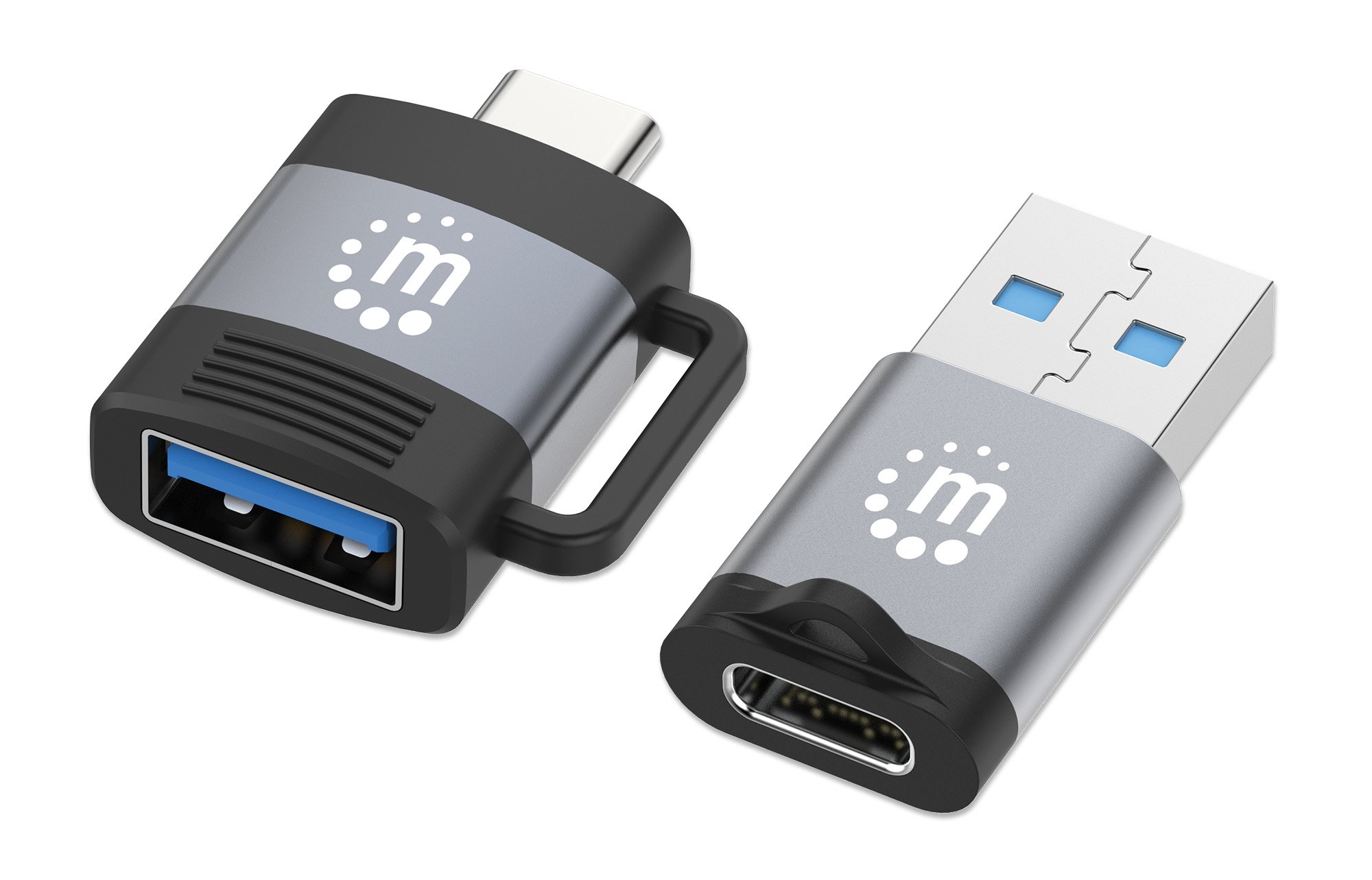 Set 2 Adattatori USB-C™ a USB-A & USB-A a USB-C™ MANHATTAN
