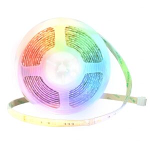 Kit Striscia LED Intelligente 5m con Funzione Musicale e Controllo Vocale Alexa, R5149 WOOX