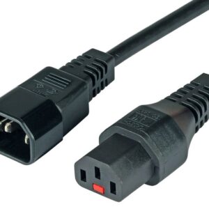 Cavo Prolunga C14 180&deg; a C13 180&deg; con Blocco IEC 3m OEM