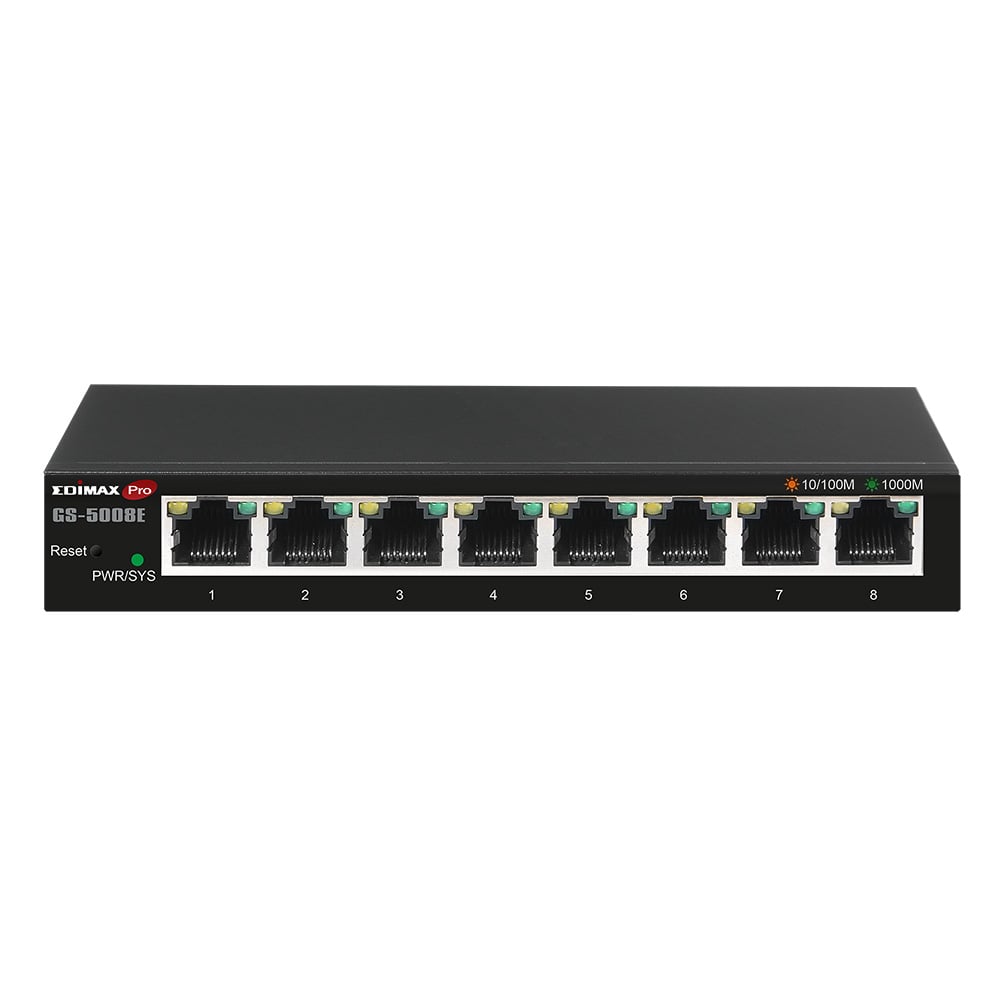 Smart Switch Web Gigabit 8 porte, GS5008E EDIMAX - immagine 2
