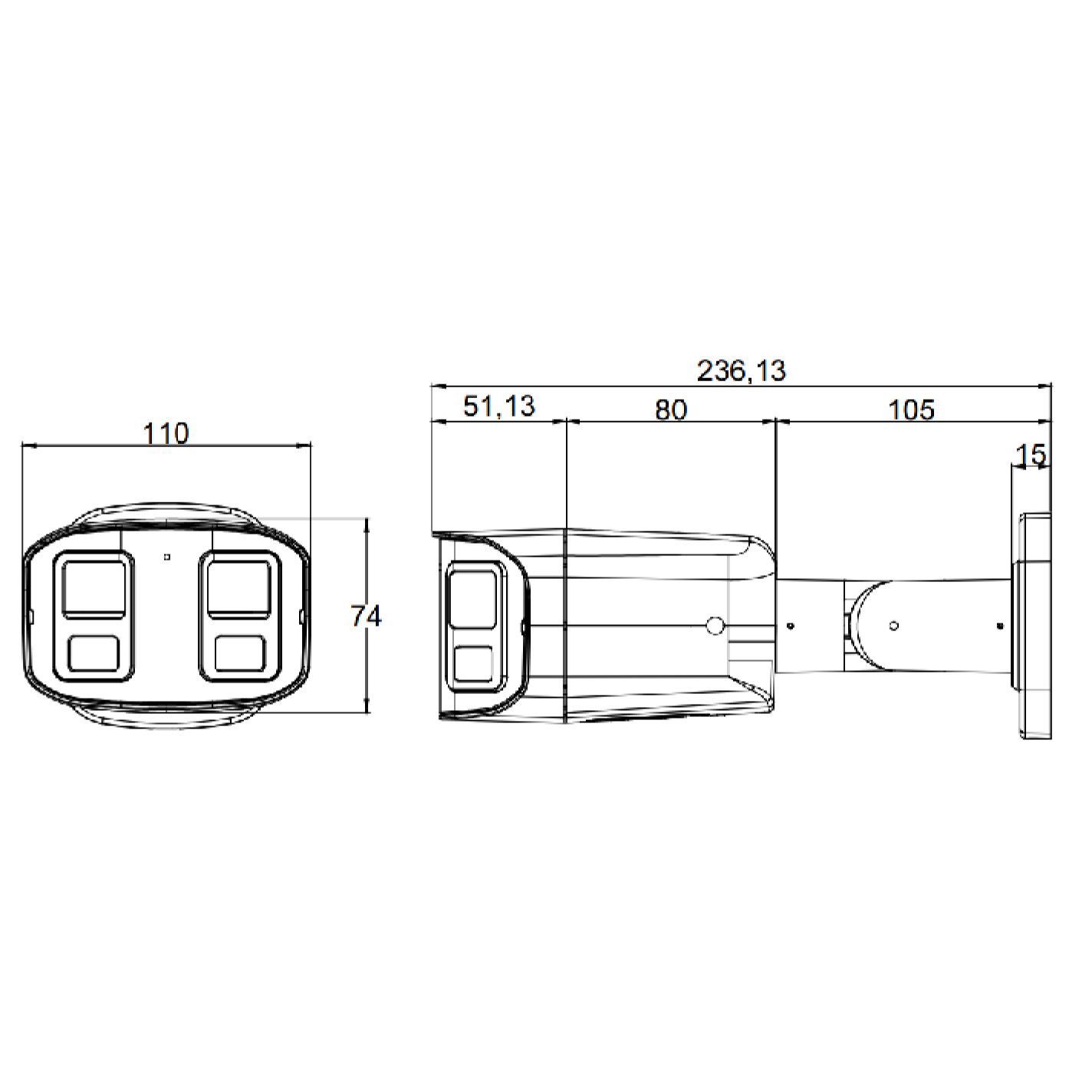 Telecamera IP Motorizzata Bullet IR H.265 da 8MP IP67 Rilevamento Basato su AI, DGM8707DGAT AVTECH - immagine 2
