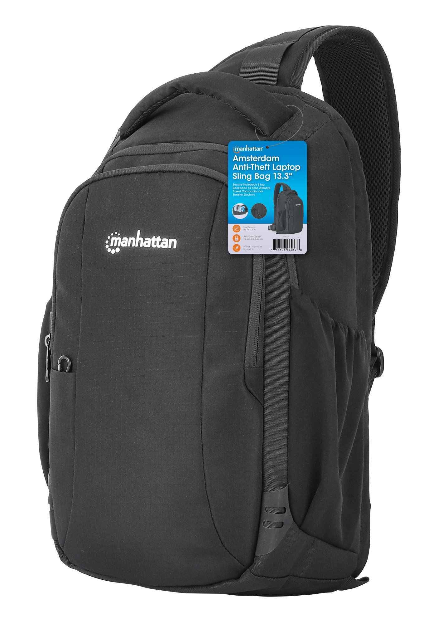 Borsa a Tracolla per Laptop 13.3'' Amsterdam Antifurto MANHATTAN - immagine 2