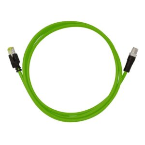 Cavo di Rete Industriale M12 RJ45 Cat. 6A SFTP PUR 5m LOGILINK