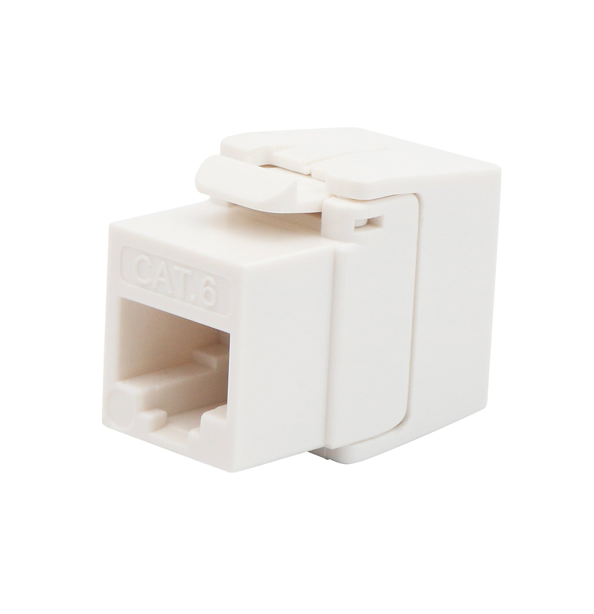 Frutto Keystone RJ45 Cat.6 UTP 180° Toolless Bianco INTELLINET - immagine 2