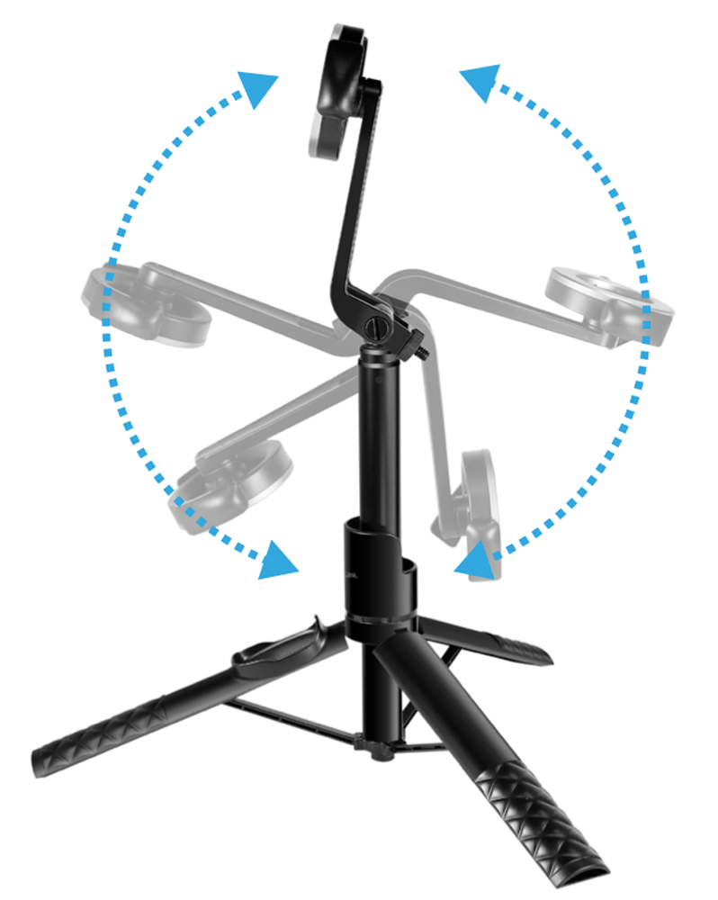 Treppiede Magnetico Estensibile con Telecomando Wireless Selfie Stick per Smartphone LOGILINK - immagine 10