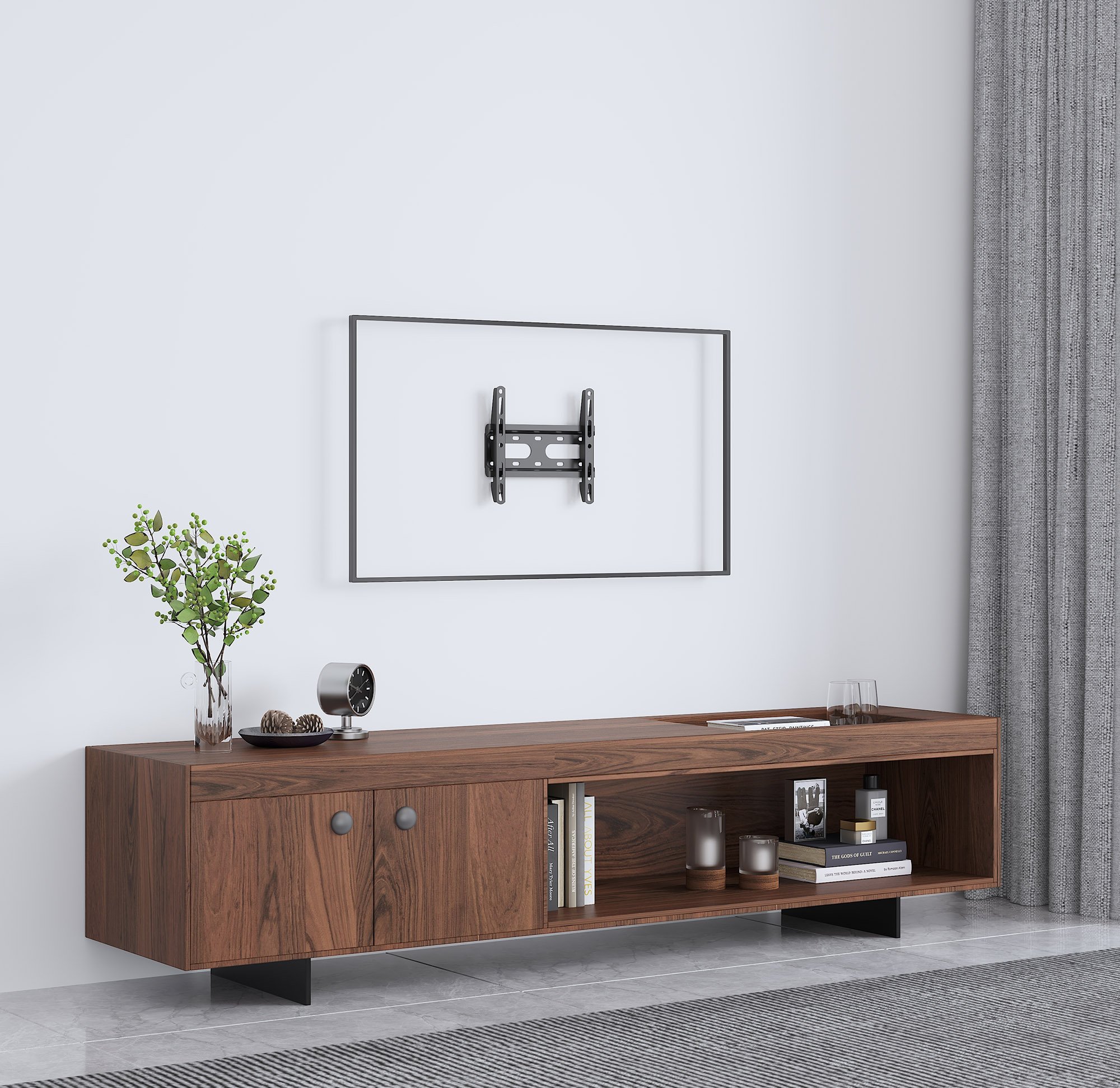 Staffa a Muro Fissa Low-Profile per TV 23-43'' MANHATTAN - immagine 10