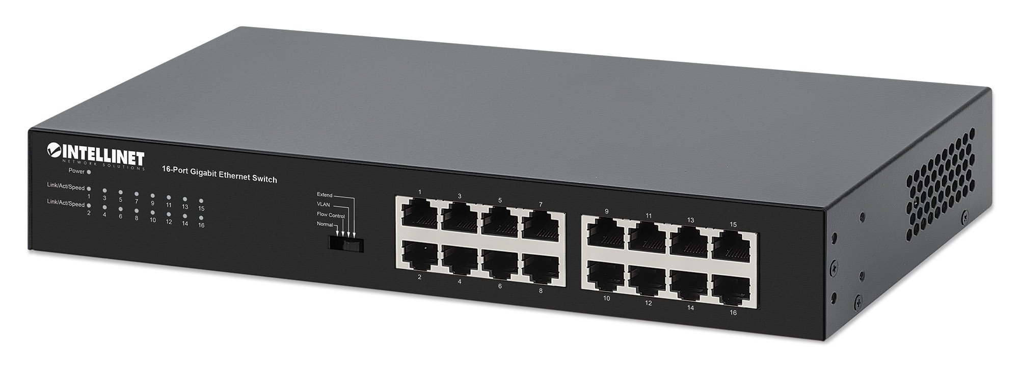 Ethernet Switch Gigabit 16 porte INTELLINET