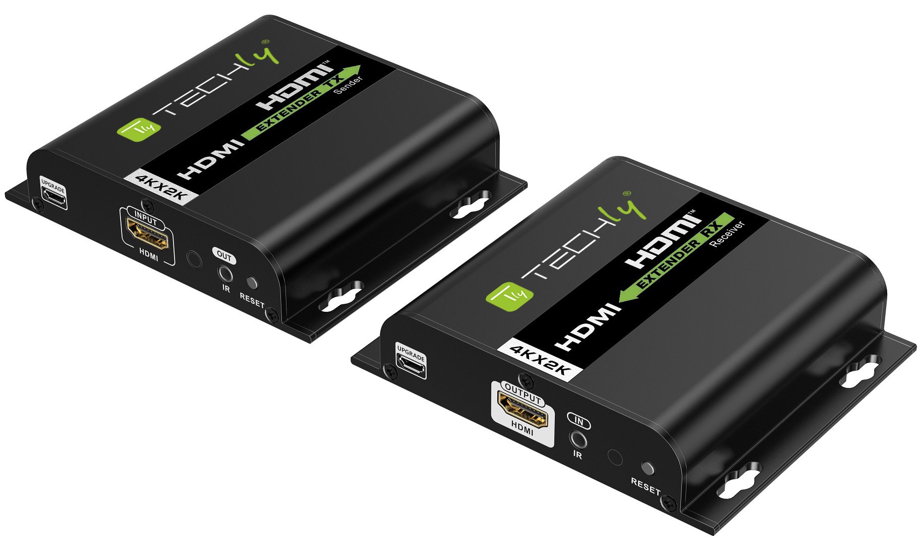 Ricevitore Aggiuntivo per Extender HDMI over IP IR 4K UHD su Cavo Cat.6 fino a 120m TECHLY - immagine 2