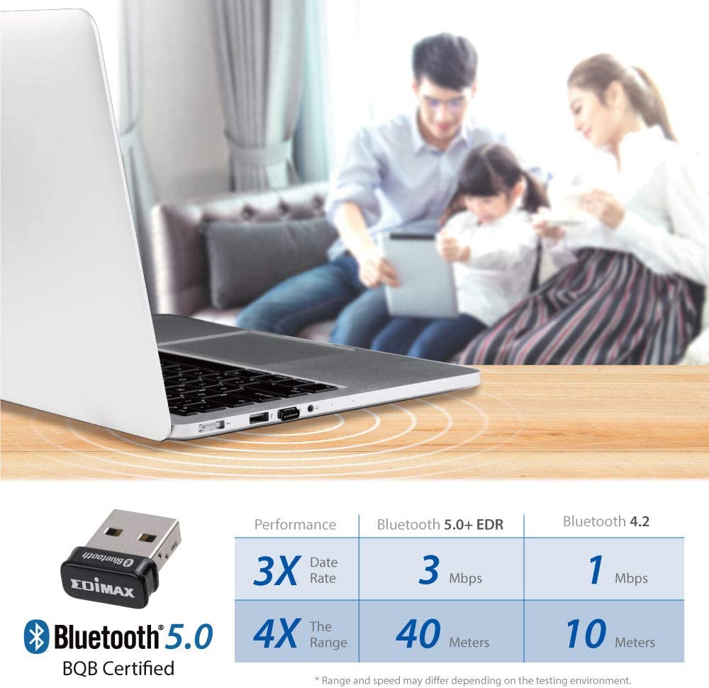 Adattatore USB Nano Bluetooth 5.0, BT-8500 EDIMAX - immagine 10