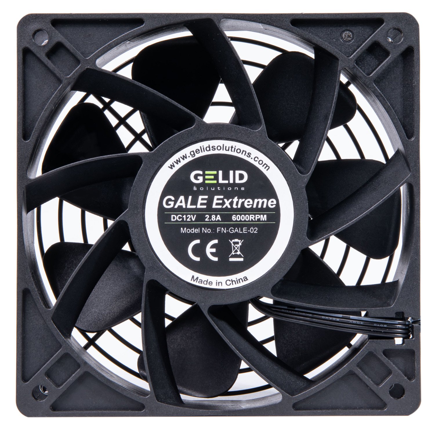 Dissipatore Ventola Gale Extreme 120x120x35 12V 500-6000 RPM GELID SOLUTIONS